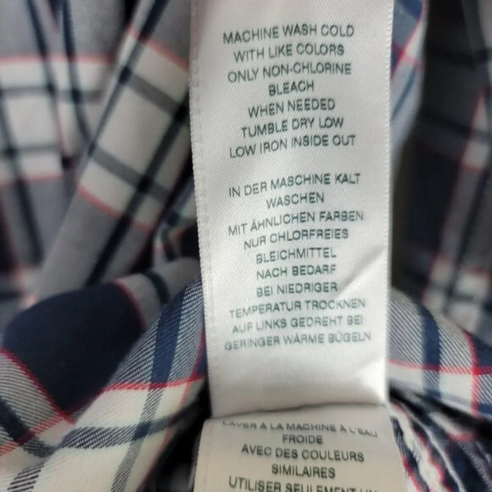 True Religion Shirt Mens 3XL Button Down Plaid Western
